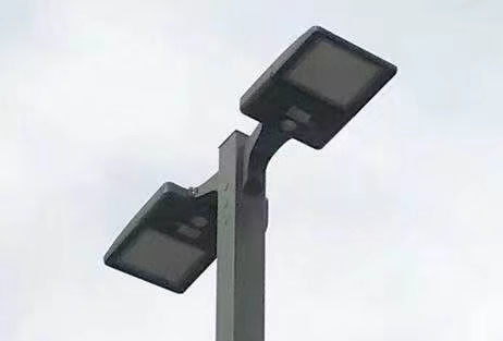 20FT Square Poles, 35FT Square Metal Poles, LED Lighting Poles, Double Arm Square Poles, Dual Arm Poles