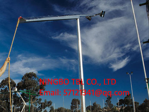 Hinged Lighting Poles, Mid-Hinged Lighting Columns, Mid-Hinged Metal Poles, See-Saw lighting Poles, collapsible poles