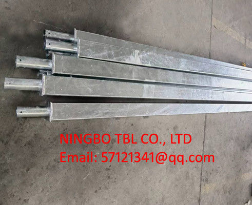 Dark Bronze Color Square Poles, Black Color Square Poles, Silver Color Square Poles, Hot Dip Galvanzied Square Poles