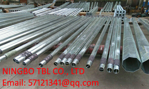 Octagonal Garden Lighting Poles, Octagonal Park Lighitng Poles, Hot Dip Galvanized Octagonal Poles, Bronze Color Light